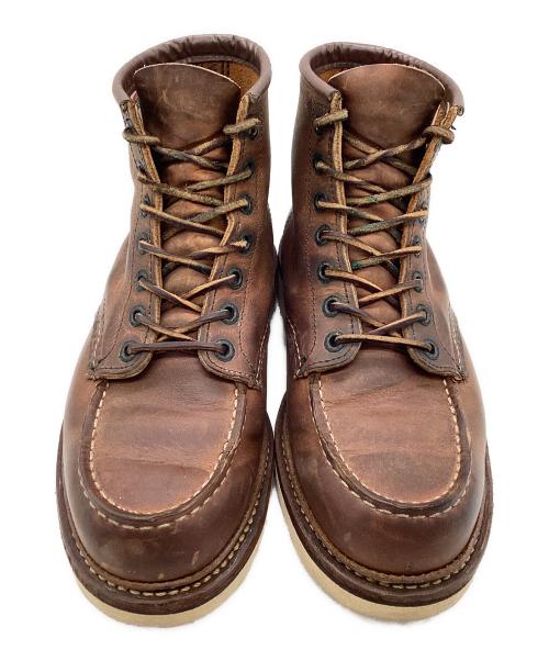 RED WING（レッドウィング）RED WING (レッドウィング) 6-inch Classic Moc エンジニアブーツ ブラウン サイズ:SIZE 24-24.5cmの古着・服飾アイテム
