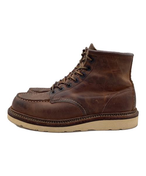 RED WING（レッドウィング）RED WING (レッドウィング) 6-inch Classic Moc エンジニアブーツ ブラウン サイズ:SIZE 24-24.5cmの古着・服飾アイテム