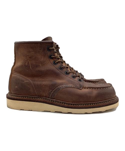RED WING（レッドウィング）RED WING (レッドウィング) 6-inch Classic Moc エンジニアブーツ ブラウン サイズ:SIZE 24-24.5cmの古着・服飾アイテム