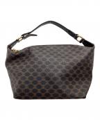 CELINEセリーヌ）の古着「ミニハンドバッグ マカダム」｜ブラック×ブラウン