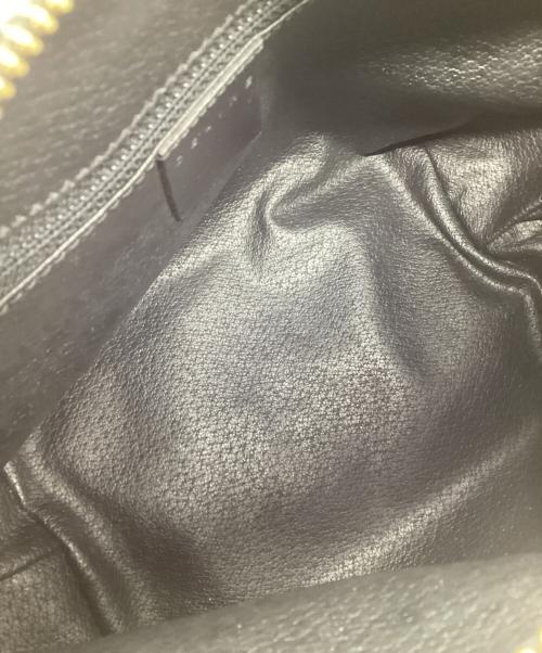 CELINE（セリーヌ）CELINE (セリーヌ) ミニハンドバッグ マカダム ブラック×ブラウンの古着・服飾アイテム