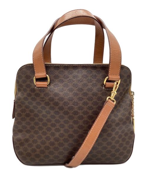 CELINE（セリーヌ）CELINE (セリーヌ) 2WAYショルダーバッグ マカダム ブラウンの古着・服飾アイテム
