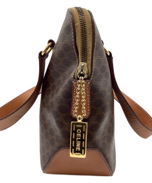 CELINE（セリーヌ）CELINE (セリーヌ) 2WAYショルダーバッグ マカダム ブラウンの古着・服飾アイテム
