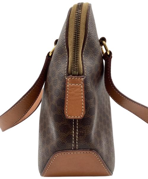 CELINE（セリーヌ）CELINE (セリーヌ) 2WAYショルダーバッグ マカダム ブラウンの古着・服飾アイテム