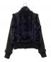 LAGUA GEM (ラグアジェム) CABLE KNIT FAUX FUR ブルゾン ブラック サイズ:SIZE Free：14000円