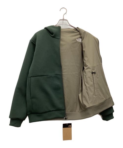 THE NORTH FACE（ザ ノース フェイス）THE NORTH FACE (ザ ノース フェイス) リバーシブルテックエアーフーディー グリーン サイズ:SIZE Mの古着・服飾アイテム