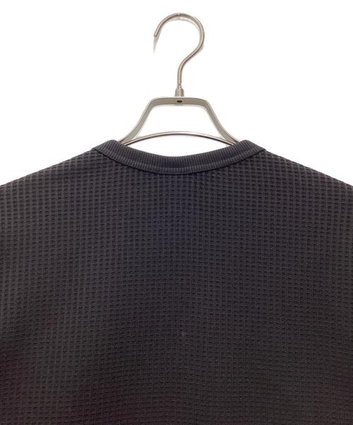 THE NORTH FACE（ザ ノース フェイス）THE NORTH FACE (ザ ノース フェイス) ロングスリーブウォームワッフルクルーT ブラック サイズ:SIZE Lの古着・服飾アイテム