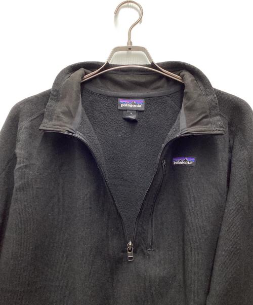 Patagonia（パタゴニア）Patagonia (パタゴニア) 1/4ジップメンズ・ベター・セーター ブラック サイズ:SIZE XLの古着・服飾アイテム