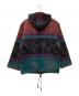 L.L.Bean (エルエルビーン) ニットパーカー 	90s グリーン×レッド サイズ:SIZE 不明：10000円