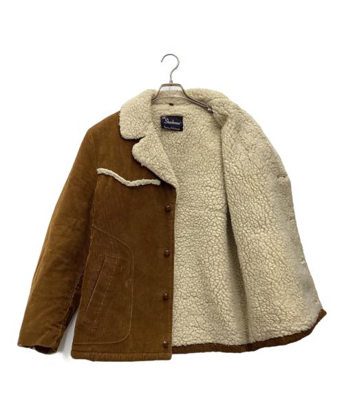 SHAN HOUSE（シャンハウス）SHAN HOUSE (シャンハウス) ランチコート 70s くるみボタン ベージュ サイズ:SIZE 不明の古着・服飾アイテム