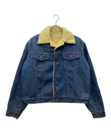 ノーブランド（ノーブランド）の古着「ランチジャケット 70s vintageボタン」｜ブルー