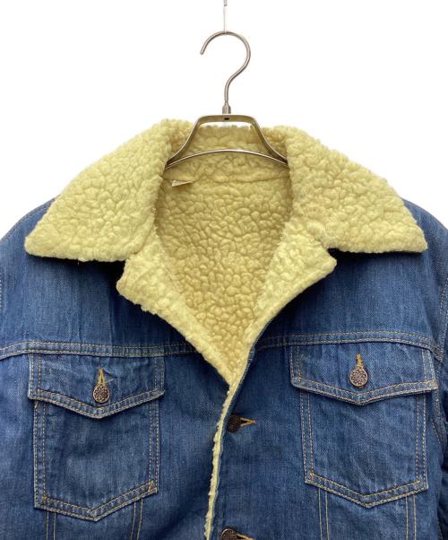 ノーブランド（ノーブランド）ノーブランド (ノーブランド) ランチジャケット 70s vintageボタン ブルー サイズ:SIZE 不明の古着・服飾アイテム