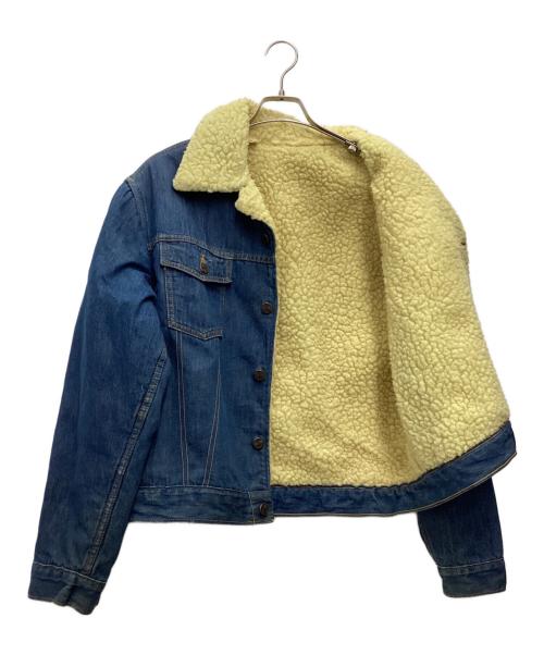 ノーブランド（ノーブランド）ノーブランド (ノーブランド) ランチジャケット 70s vintageボタン ブルー サイズ:SIZE 不明の古着・服飾アイテム