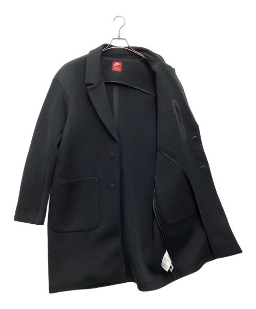 NIKE（ナイキ）NIKE (ナイキ) チェスターコート TECH FLEECE RE TRENCH JACKET ブラック サイズ:SIZE Mの古着・服飾アイテム