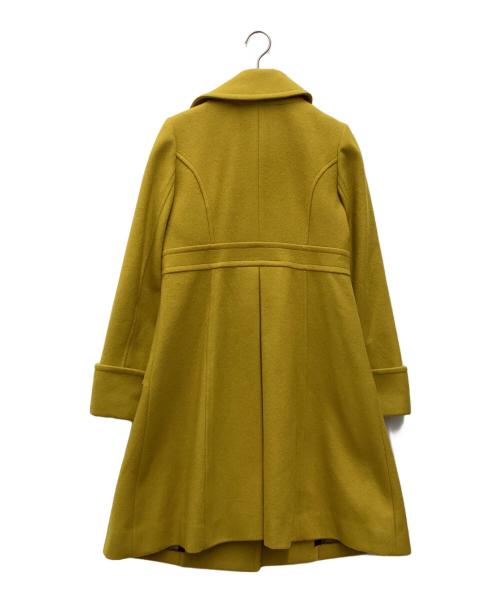 BURBERRY BLUE LABEL（バーバリー ブルー レーベル）BURBERRY BLUE LABEL (バーバリーロンドンブルーレーベル) ロングコート イエロー サイズ:SIZE 38の古着・服飾アイテム