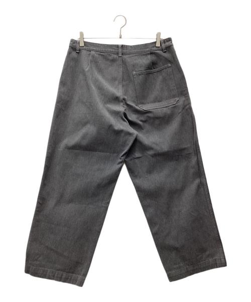 Graphpaper（グラフペーパー）Graphpaper (グラフペーパー) ワイドデニムパンツ グレー サイズ:SIZE 2の古着・服飾アイテム