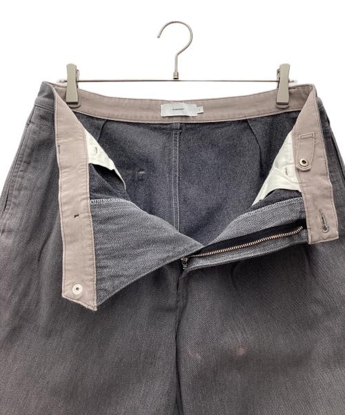 Graphpaper（グラフペーパー）Graphpaper (グラフペーパー) ワイドデニムパンツ グレー サイズ:SIZE 2の古着・服飾アイテム