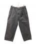 Graphpaper（グラフペーパー）の古着「ワイドデニムパンツ」｜グレー