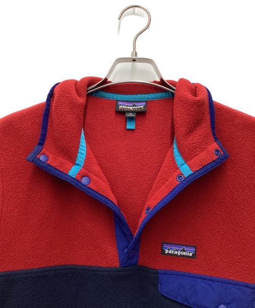 Patagonia（パタゴニア）Patagonia (パタゴニア) シンチラスナップＴ レッド×ネイビー サイズ:SIZE Sの古着・服飾アイテム