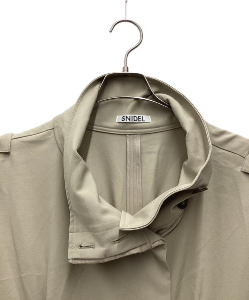Snidel（スナイデル）Snidel (スナイデル) スタンドカラートレンチベスト ベージュ サイズ:SIZE Freeの古着・服飾アイテム
