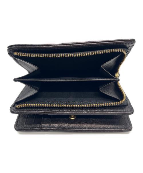 SLOW&CO（スロウアンドコー）SLOW&CO (スロウアンドコー) 2つ折り財布 ブラックの古着・服飾アイテム