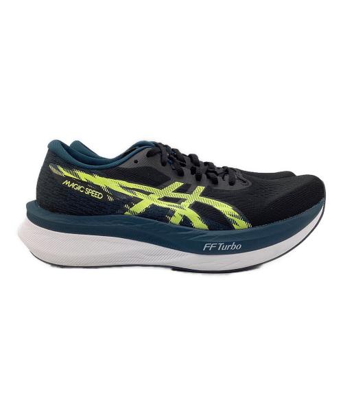 asics（アシックス）asics (アシックス) マジックスピード 4 ランニングシューズ グリーン×ブラック サイズ:SIZE 27cmの古着・服飾アイテム