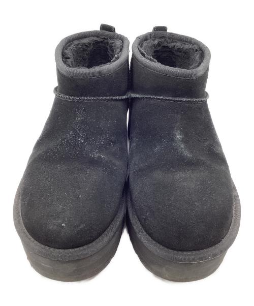 UGG（アグ）UGG (アグ) CLASSIC ULTRA MINI PLATFORM ムートンブーツ ブラック サイズ:SIZE 26cmの古着・服飾アイテム
