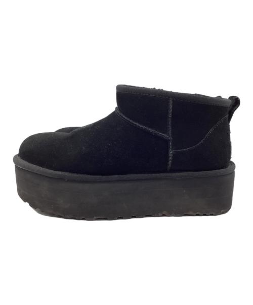 UGG（アグ）UGG (アグ) CLASSIC ULTRA MINI PLATFORM ムートンブーツ ブラック サイズ:SIZE 26cmの古着・服飾アイテム