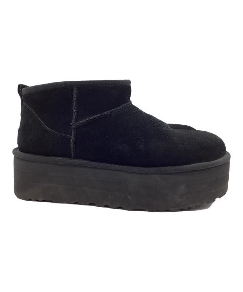 UGG（アグ）UGG (アグ) CLASSIC ULTRA MINI PLATFORM ムートンブーツ ブラック サイズ:SIZE 26cmの古着・服飾アイテム