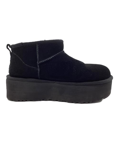 UGG（アグ）UGG (アグ) CLASSIC ULTRA MINI PLATFORM ムートンブーツ ブラック サイズ:SIZE 26cmの古着・服飾アイテム