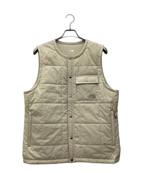 THE NORTH FACE（ザ ノース フェイス）THE NORTH FACE (ザ ノース フェイス) Meadow Warm Vest 中綿ベスト ベージュ サイズ:SIZE Lの古着・服飾アイテム