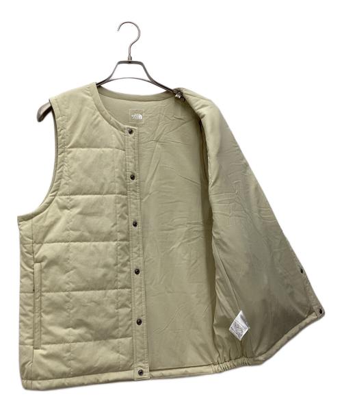 THE NORTH FACE（ザ ノース フェイス）THE NORTH FACE (ザ ノース フェイス) Meadow Warm Vest 中綿ベスト ベージュ サイズ:SIZE Lの古着・服飾アイテム