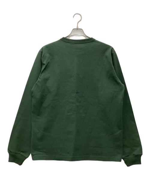 Champion（チャンピオン）Champion (チャンピオン) 長袖カットソー グリーン サイズ:SIZE Mの古着・服飾アイテム