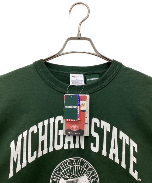 Champion（チャンピオン）Champion (チャンピオン) 長袖カットソー グリーン サイズ:SIZE Mの古着・服飾アイテム