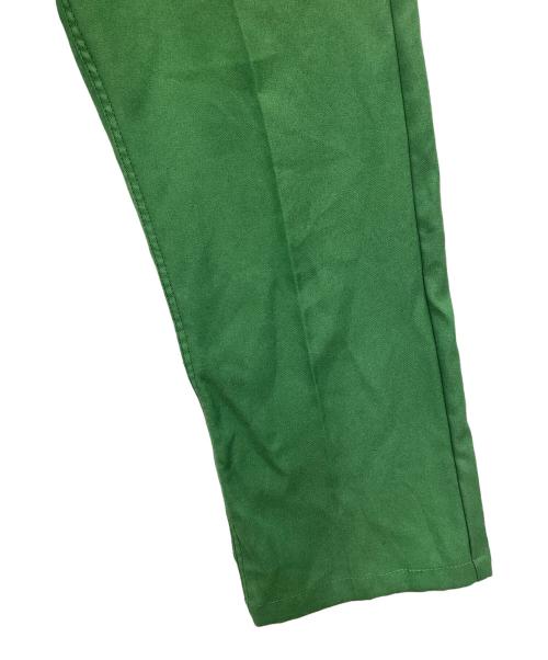 DAIRIKU（ダイリク）DAIRIKU (ダイリク) ストレートフラッシャープレスドパンツ Boy Meets Girl グリーン サイズ:SIZE 68.5cm (W27)の古着・服飾アイテム
