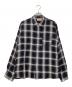 SUGAR CANE（シュガーケーン）の古着「長袖シャツ RAYON OMBRE CHECK OPEN SHIRT」｜ブラック