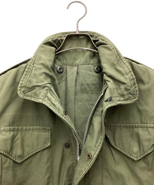 US ARMY（ユーエスアーミー）US ARMY (ユーエスアーミー) 推定60～ 第一騎兵師団 2ndモデル TALONジップ M65ジャケット グリーン サイズ:SIZE 不明の古着・服飾アイテム