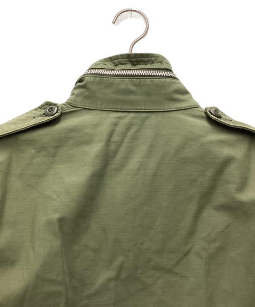 US ARMY（ユーエスアーミー）US ARMY (ユーエスアーミー) 推定60～ 第一騎兵師団 2ndモデル TALONジップ M65ジャケット グリーン サイズ:SIZE 不明の古着・服飾アイテム