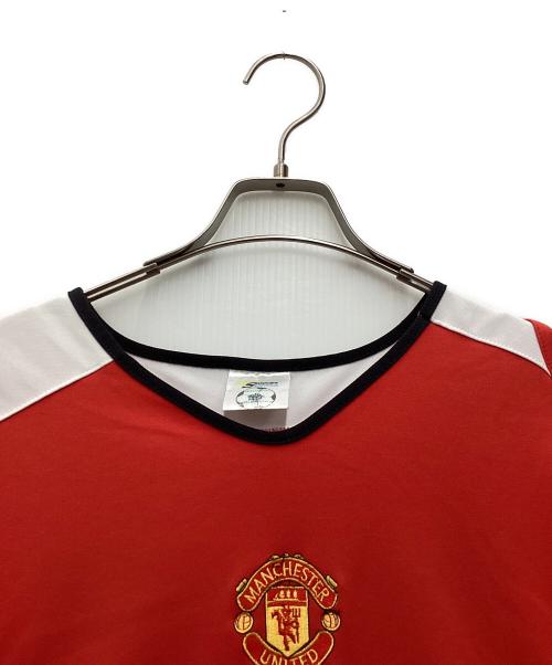 world soccer sportswear（-）world soccer sportswear (-) ゲームシャツ マンチェスターユナイテッド レッド サイズ:SIZE 不明の古着・服飾アイテム
