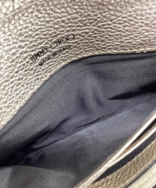 JIMMY CHOO（ジミーチュウ）JIMMY CHOO (ジミーチュウ) 長財布 NINO UUR スタッズ装飾 ベージュの古着・服飾アイテム