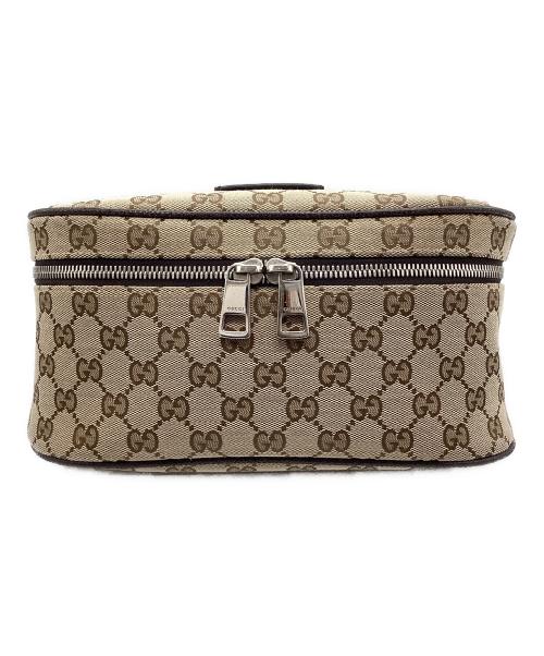 GUCCI（グッチ）GUCCI (グッチ) ボディバッグ GGキャンバス ベージュの古着・服飾アイテム