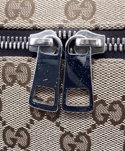 GUCCI（グッチ）GUCCI (グッチ) ボディバッグ GGキャンバス ベージュの古着・服飾アイテム