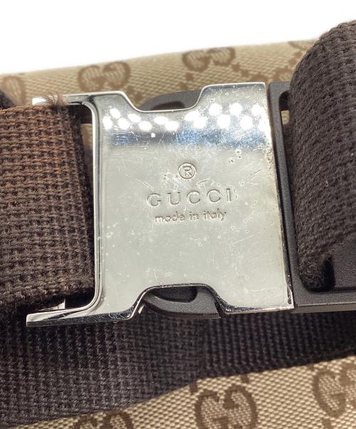 GUCCI（グッチ）GUCCI (グッチ) ボディバッグ GGキャンバス ベージュの古着・服飾アイテム