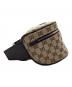 中古・古着 GUCCI (グッチ) ボディバッグ GGキャンバス ベージュ：70000円