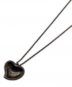 TIFFANY & Co.ティファニー）の古着「ネックレス オープンハートネックレス 925」｜黒ズミ有
