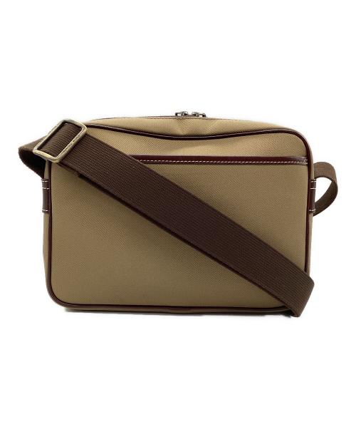 HUNTING WORLD（ハンティングワールド）HUNTING WORLD (ハンティングワールド) ショルダーバッグ パッチワーク ベージュの古着・服飾アイテム