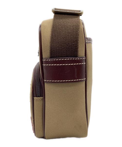 HUNTING WORLD（ハンティングワールド）HUNTING WORLD (ハンティングワールド) ショルダーバッグ パッチワーク ベージュの古着・服飾アイテム