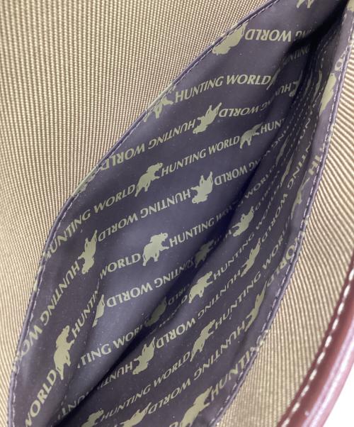 HUNTING WORLD（ハンティングワールド）HUNTING WORLD (ハンティングワールド) ショルダーバッグ パッチワーク ベージュの古着・服飾アイテム