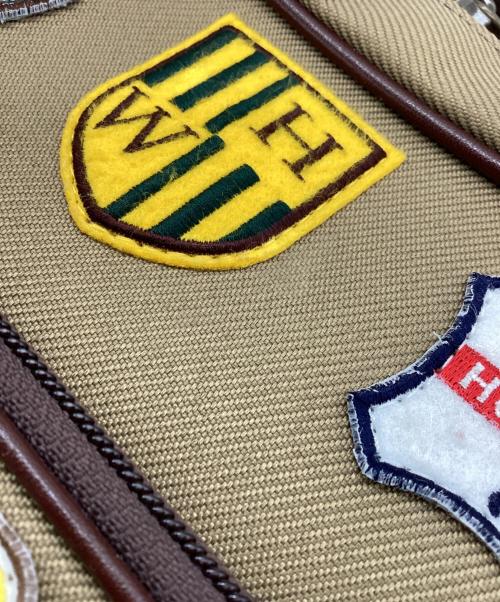 HUNTING WORLD（ハンティングワールド）HUNTING WORLD (ハンティングワールド) ショルダーバッグ パッチワーク ベージュの古着・服飾アイテム