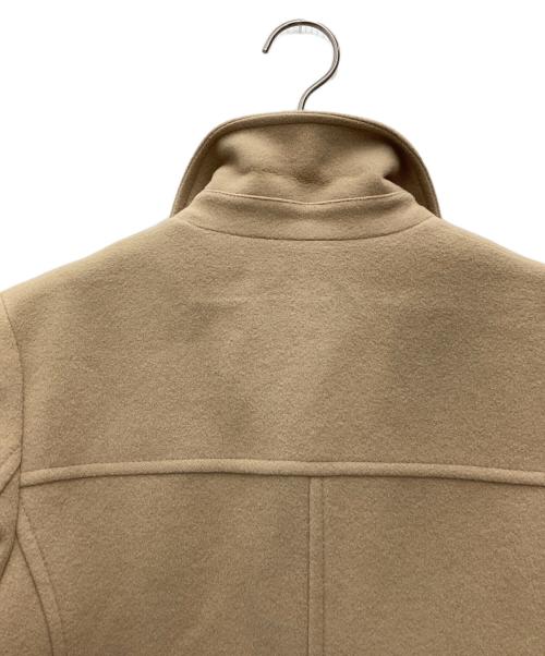 BURBERRY BLUE LABEL（バーバリーロンドンブルーレーベル）BURBERRY BLUE LABEL (バーバリーロンドンブルーレーベル) ウール比翼コート ベージュ サイズ:SIZE 40の古着・服飾アイテム